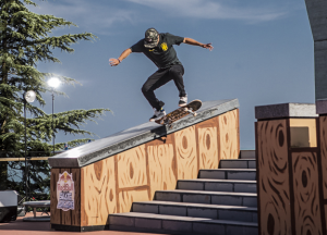 Joao Pedro Oliveira na finaldo Red Bull Skate Arcade 2014 em Barcelona. Foto: Job Vermeulen/Red Bull Content Pool