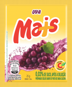 Refreso Mais sabor uva